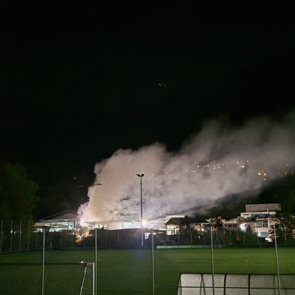 Principio d'incendio a Davesco-Soragno