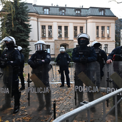Polonia, uomo armato di coltello arrestato durante una manifestazione