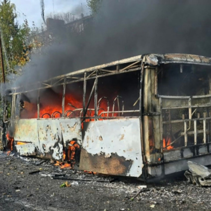 «Raid russo su un autobus a Kramatorsk: 12 morti»