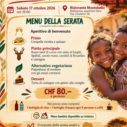 Una cena per il Burkina Faso