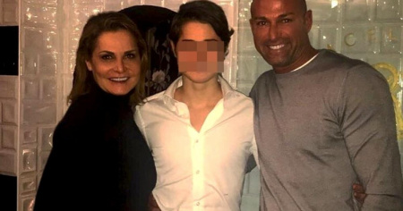 Simona Ventura e Stefano Bettarini a Londra per il compleanno del figlio