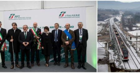 La Stabio-Arcisate è realtà, «meno traffico e Malpensa più vicina»