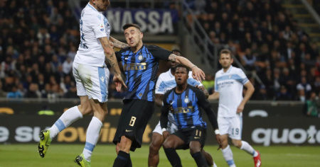 L'Inter cade a San Siro: gioia Lazio con Milinkovic-Savic