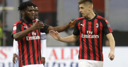 Il Milan gode con Kessie: “eliminata” la Lazio