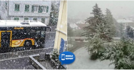 Torna la neve a nord delle Alpi