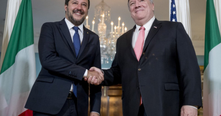 Salvini strizza l'occhio a Trump e sfida l'Europa
