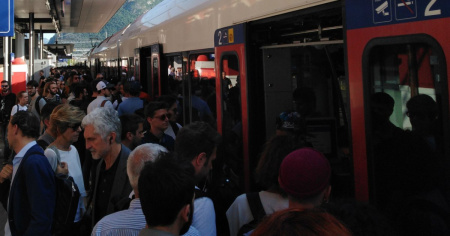 Tokyo? No, Lugano all'ora di punta