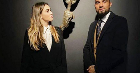 Melissa Satta e Boateng, 'date night' elegantissima a Milano