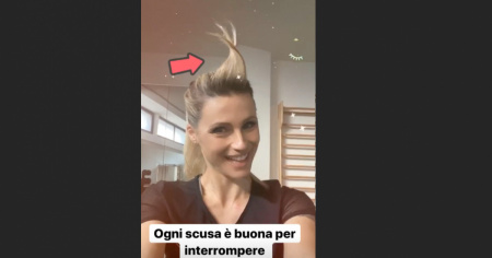 Le “lacrime” social di Michelle Hunziker