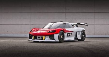 Porsche Mission R, sportiva elettrica da 1.088 Cv