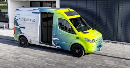 Mercedes Sustaineer, il furgone che ripulisce l’aria