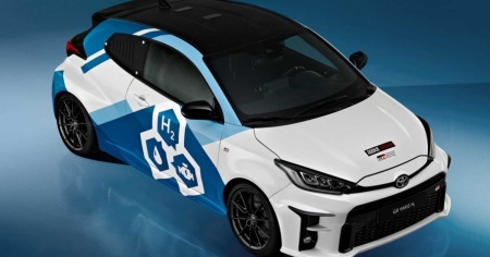 Toyota presenta una Yaris che va a idrogeno