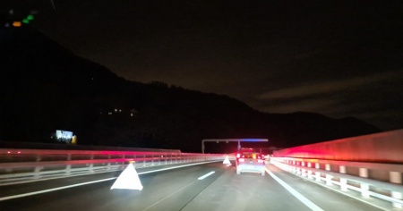 Due auto coinvolte in un incidente sulla A2 in direzione Chiasso