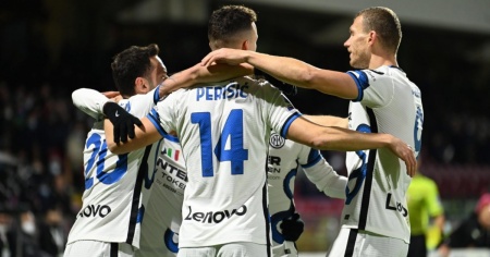 L'Inter domina e vince 5-0