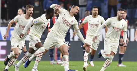 Il Milan cala il tris col Genoa, Napoli fermato dal Sassuolo