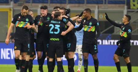 L'Inter batte 2-1 la Lazio