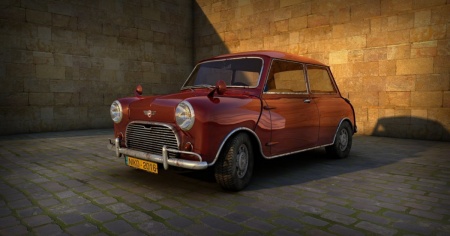 Una Mini storica con motore Tesla