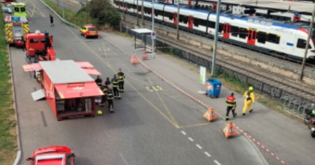 Fuga chimica in stazione, imponente intervento a Basilea