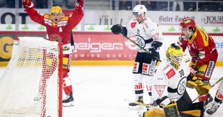 Il Lugano chiude la regular season con una sconfitta a Bienne