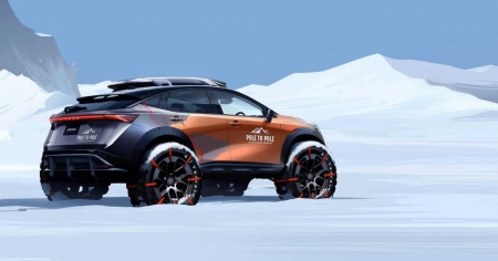 Pole to Pole, la missione estrema della Nissan Ariya e-4ORCE