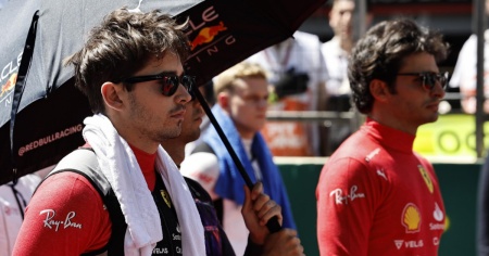 La Ferrari “molla” ancora Leclerc