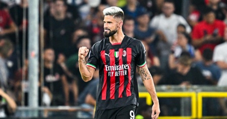 Un rigore di Giroud regala tre punti al Milan