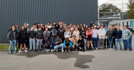 Dal Canton Vaud per visitare l'impianto Foce Ticino