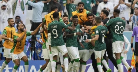 Che sorpresa: piange l'Argentina, vola l'Arabia Saudita