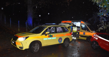 L'auto finisce nella scarpata, grave un 72enne