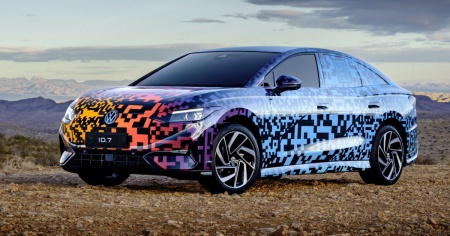 Volkswagen, l’assaggio “mimetico” della ID.7