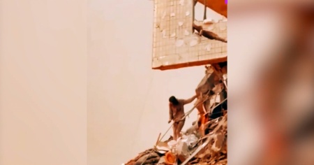 Si è salvata dal missile russo. Un video riprende l'incredibile momento