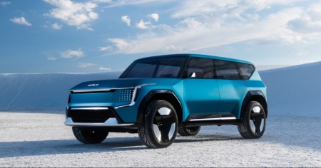 Kia EV9, primi dati su potenza e autonomia