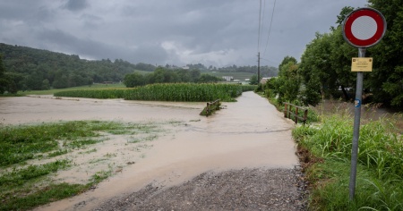 In due ore 97 millimetri di pioggia