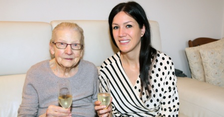 «Buon compleanno signora Marie!»