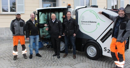 Un nuovo veicolo elettrico per il Comune di Balerna
