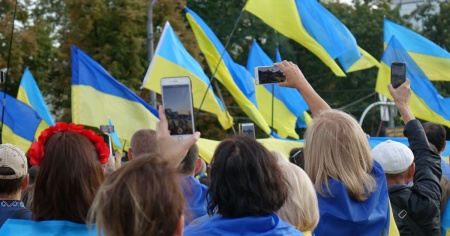 L'MPS a Zurigo per manifestare a favore del popolo ucraino