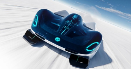EXE181, il bolide a batteria di MG
