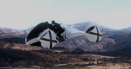 Airwolf, la moto volante