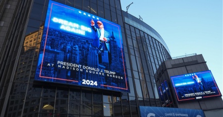 Il Madison Square Garden è pronto per Trump e Musk