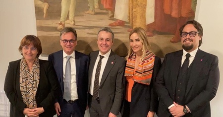 Una delegazione ticinese a Roma
