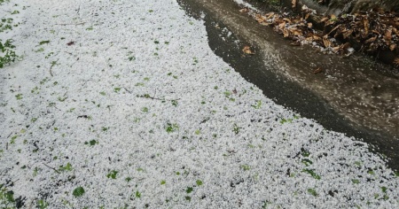 Temporali e grandine nel Luganese