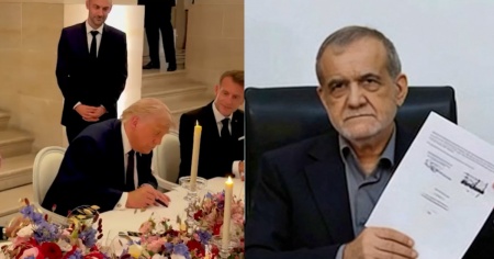 Trump firma l'accordo con l'Iran a Versailles, salta l'appuntamento al Bürgenstock