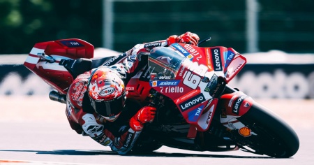 Bagnaia in gran spolvero a Brno