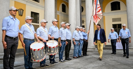 Cambio di comando per i Volontari Luganesi