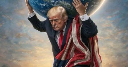 Dopo Gesù, Trump si proclama Atlante