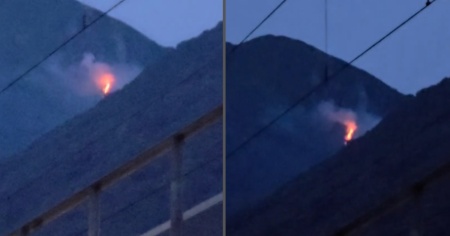 Importante incendio sopra Cardada