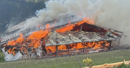 Famiglia perde la propria casa per un incendio
