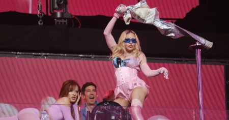Madonna e il concerto a sorpresa a Times Square