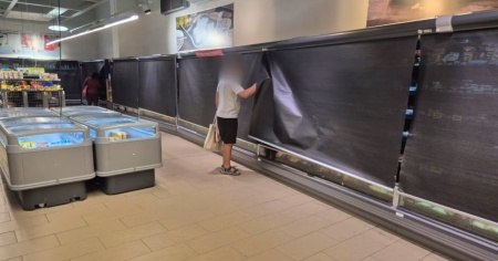 Il caldo mette in crisi i frigoriferi dei supermercati