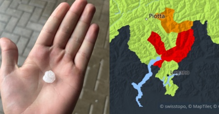 Pioggia e grandine spezzano la calura